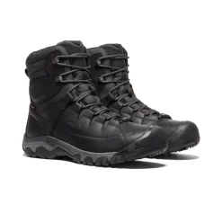 Men KEEN Boots<Men'S Targhee High Lace Waterproof Boot | Black/Raven