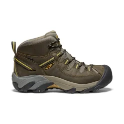 Men KEEN Boots<Men'S Targhee Ii Mid Waterproof Hiking Boots | Black Olive/Yellow