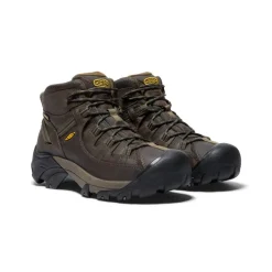 Men KEEN Boots<Men'S Targhee Ii Mid Waterproof Hiking Boots | Canteen/Dark Olive