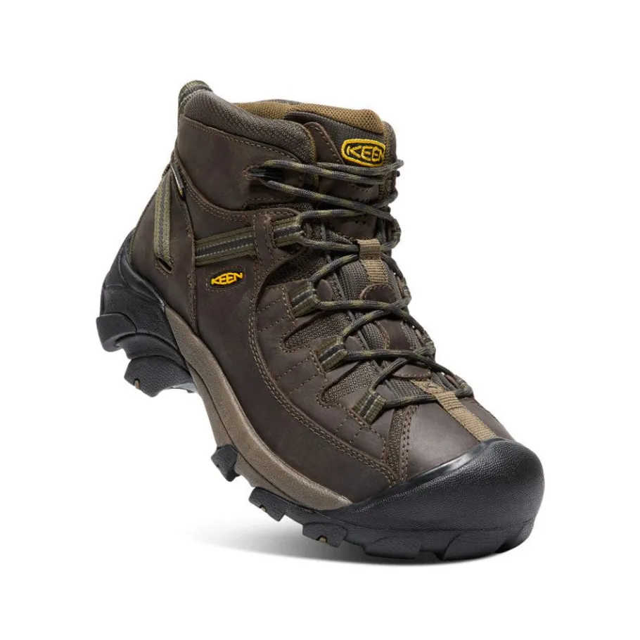 Men KEEN Boots<Men'S Targhee Ii Waterproof Mid Wide | Canteen/Dark Olive