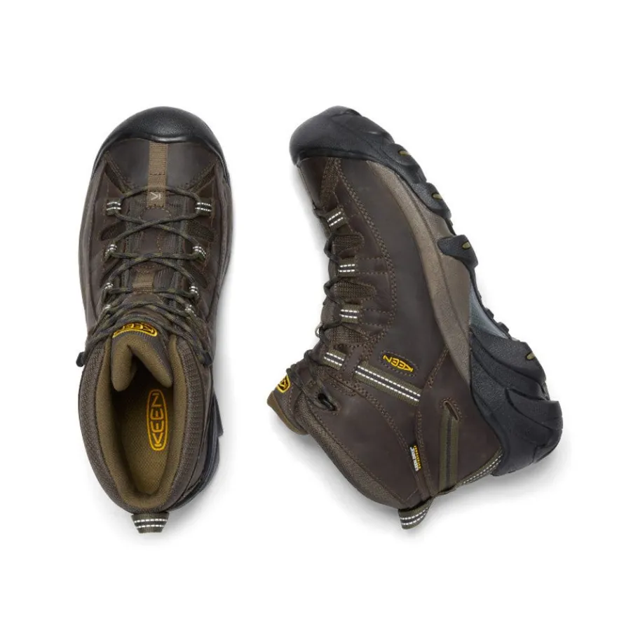 Men KEEN Boots<Men'S Targhee Ii Waterproof Mid Wide | Canteen/Dark Olive