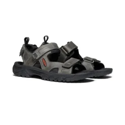 Men KEEN Sandals<Men'S Targhee Iii Open Toe Sandal | Grey/Black