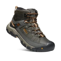 Men KEEN Boots<Men'S Targhee Iii Waterproof Mid | Black Olive/Golden Brown