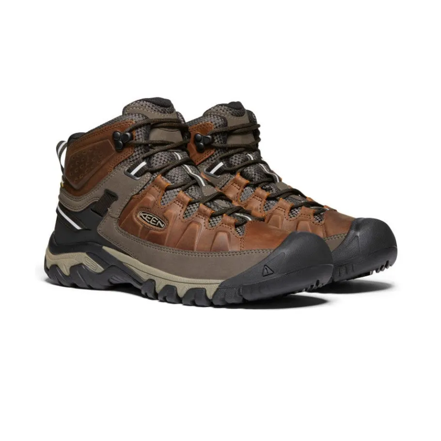 Men KEEN Boots<Men'S Targhee Iii Waterproof Mid | Chestnut/Mulch