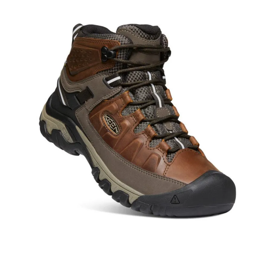 Men KEEN Boots<Men'S Targhee Iii Waterproof Mid | Chestnut/Mulch