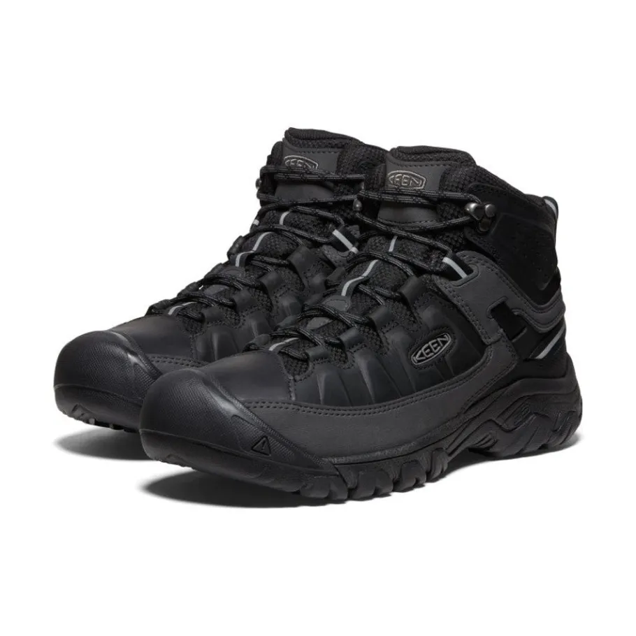Men KEEN Boots<Men'S Targhee Iii Waterproof Mid | Triple Black