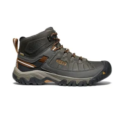 Men KEEN Boots<Men'S Targhee Iii Waterproof Mid Wide | Black Olive/Golden Brown