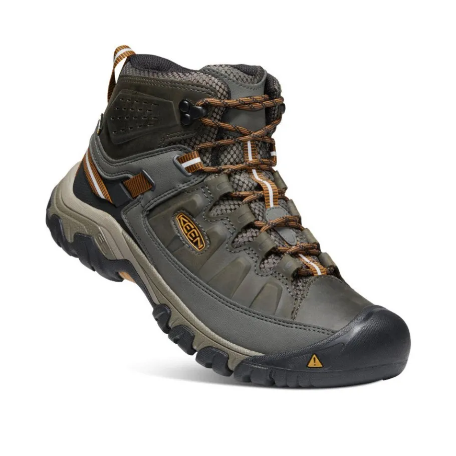 Men KEEN Boots<Men'S Targhee Iii Waterproof Mid Wide | Black Olive/Golden Brown