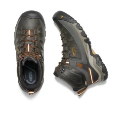 Men KEEN Boots<Men'S Targhee Iii Waterproof Mid Wide | Black Olive/Golden Brown