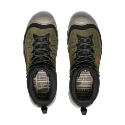 Men KEEN Boots<Men'S Targhee Iv Waterproof Hiking Boot | Dark Olive/Gold Flame