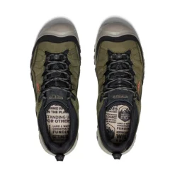 Men KEEN Shoes<Men'S Targhee Iv Waterproof Hiking Shoe | Dark Olive/Gold Flame