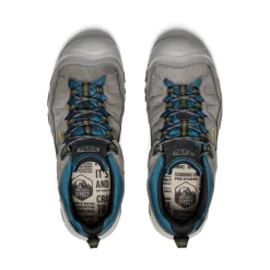 Men KEEN Shoes<Men'S Targhee Iv Waterproof Hiking Shoe | Steel Grey/Antique Moss