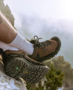 Men KEEN Shoes<Men'S Targhee Iv Waterproof Hiking Shoe | Steel Grey/Antique Moss