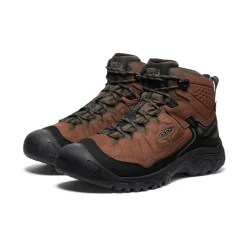 Men KEEN Boots<Men'S Targhee Iv Wide Waterproof Hiking Boot | Bison/Black