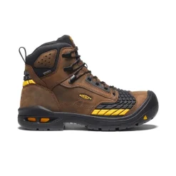 Men KEEN Work Boots & Shoes<Men'S Troy 6" Waterproof Boot (Carbon-Fiber Toe) | Dark Earth/Black