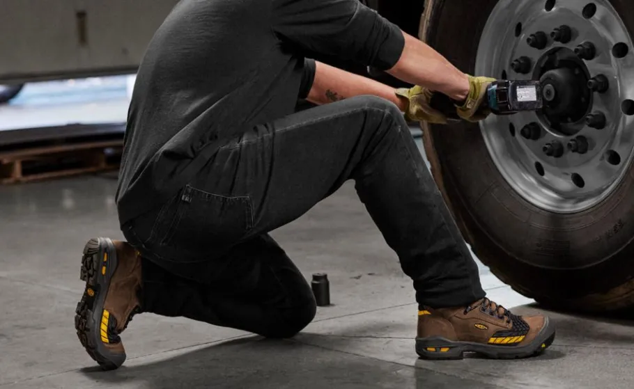 Men KEEN Work Boots & Shoes<Men'S Troy 6" Waterproof Boot (Carbon-Fiber Toe) | Dark Earth/Black