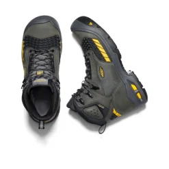 Men KEEN Work Boots & Shoes<Men'S Troy 6" Waterproof Boot (Carbon-Fiber Toe) | Magnet/Black