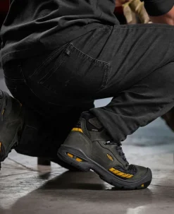 Men KEEN Work Boots & Shoes<Men'S Troy 6" Waterproof Boot (Carbon-Fiber Toe) | Magnet/Black