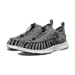 Men KEEN Sandals<Men'S Uneek O3 Sneaker Sandal | Steel Grey/Star White
