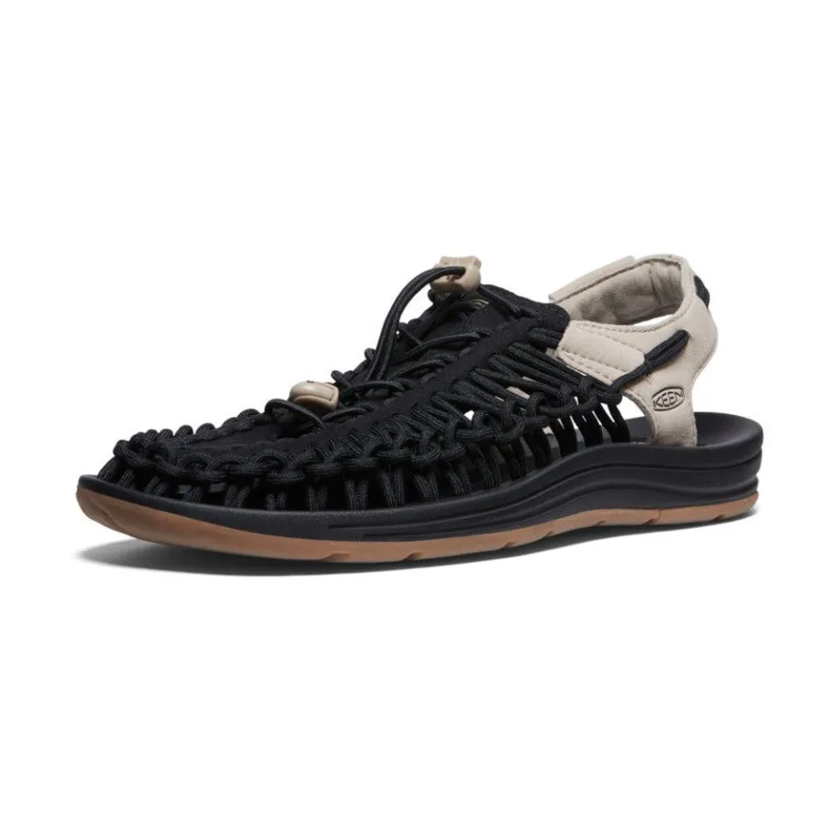 Men KEEN Sandals<Men'S Uneek Sneaker | Black/Plaza Taupe
