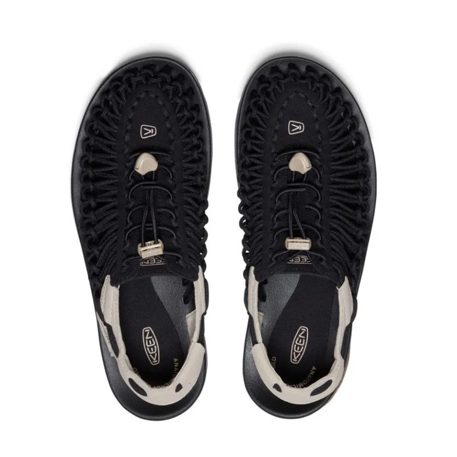 Men KEEN Sandals<Men'S Uneek Sneaker | Black/Plaza Taupe