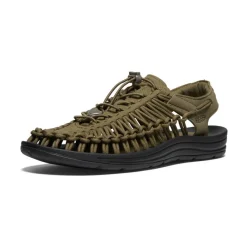 Men KEEN Sandals<Men'S Uneek Sneaker | Dark Olive/Black