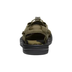 Men KEEN Sandals<Men'S Uneek Sneaker | Dark Olive/Black