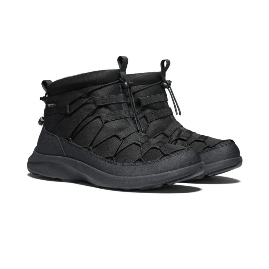 Men KEEN Slip-Ons<Men'S Uneek Snk Waterproof Chukka | Triple Black/Black