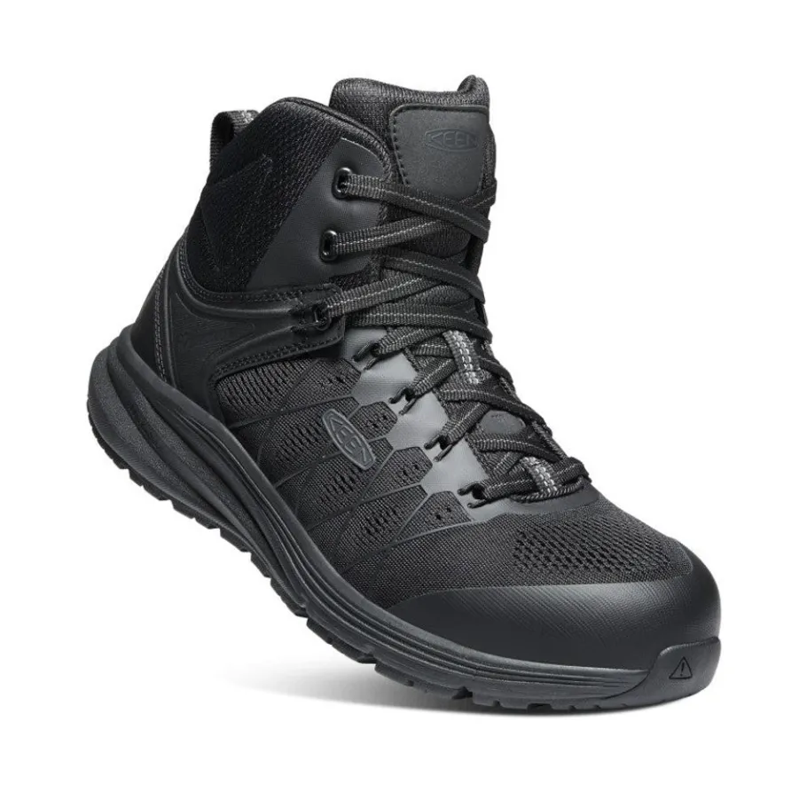 Men KEEN Work Boots & Shoes<Men'S Vista Energy Mid (Carbon-Fiber Toe) | Black/Raven