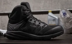 Men KEEN Work Boots & Shoes<Men'S Vista Energy Mid (Carbon-Fiber Toe) | Black/Raven