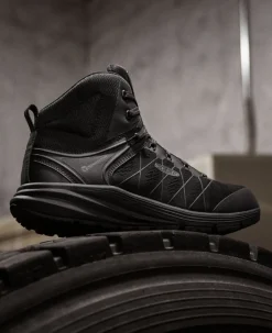 Men KEEN Work Boots & Shoes<Men'S Vista Energy Mid (Carbon-Fiber Toe) | Black/Raven