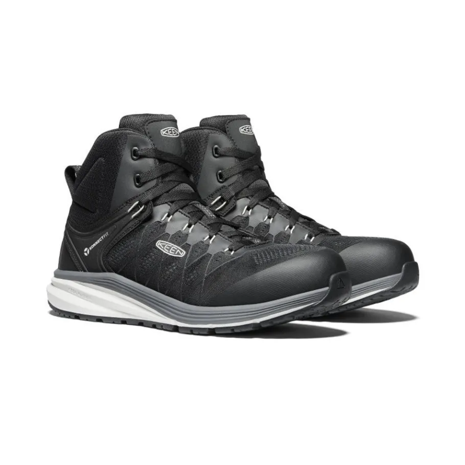 Men KEEN Work Boots & Shoes<Men'S Vista Energy Mid (Carbon-Fiber Toe) | Vapor/Black