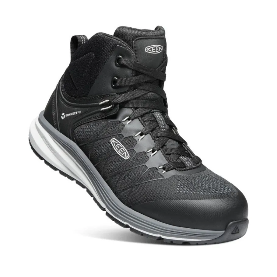 Men KEEN Work Boots & Shoes<Men'S Vista Energy Mid (Carbon-Fiber Toe) | Vapor/Black