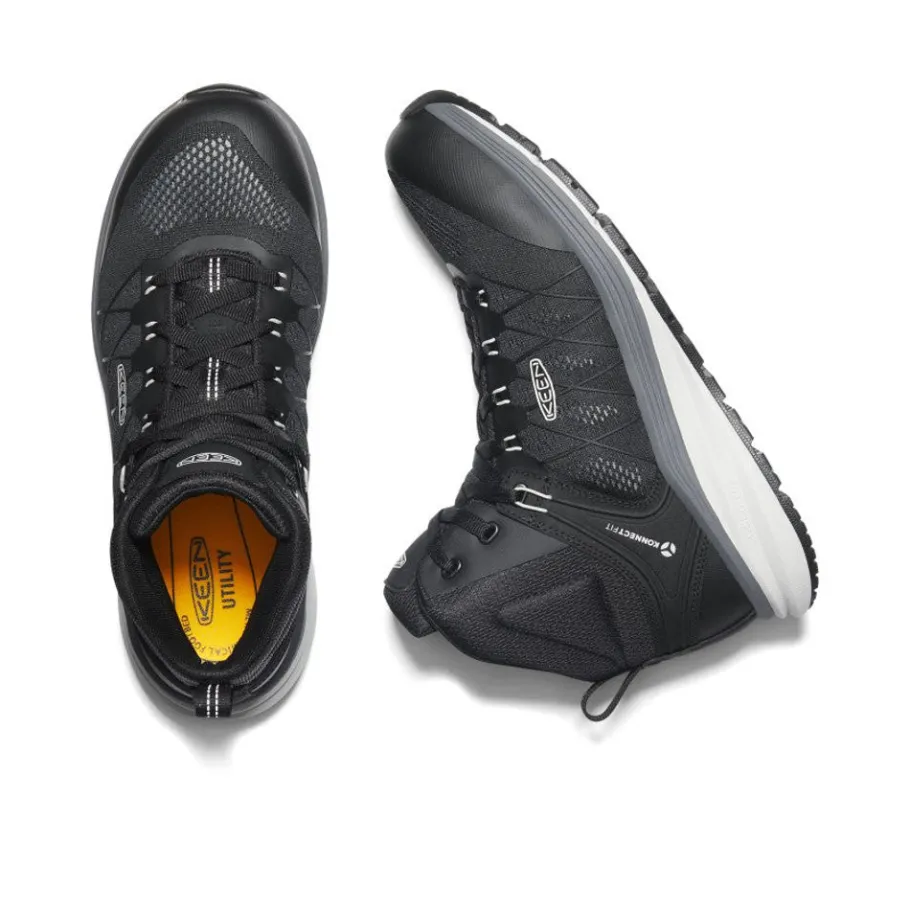 Men KEEN Work Boots & Shoes<Men'S Vista Energy Mid (Carbon-Fiber Toe) | Vapor/Black