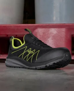 Men KEEN Work Boots & Shoes<Men'S Vista Energy Shift (Carbon-Fiber Toe) | Black/Evening Primrose