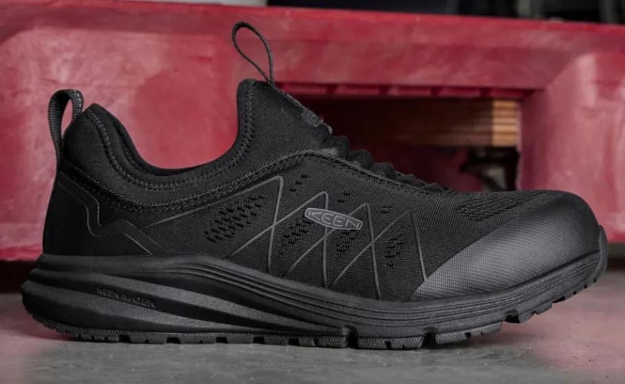 Men KEEN Work Boots & Shoes<Men'S Vista Energy Shift Esd (Carbon-Fiber Toe) | Black/Black
