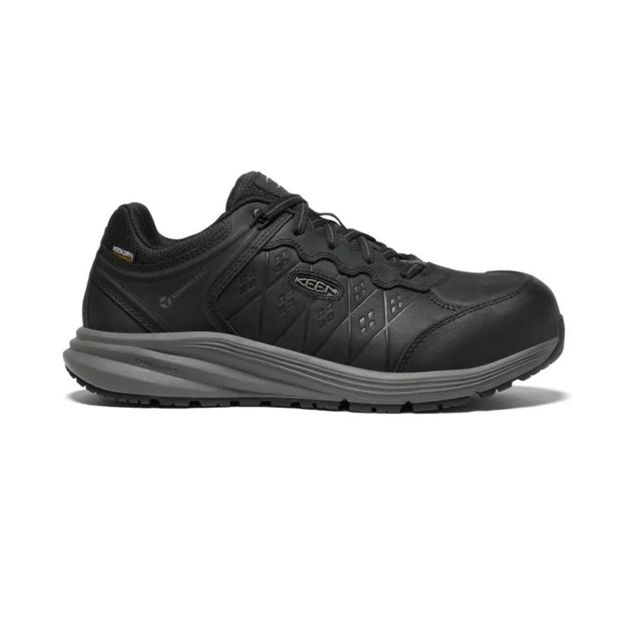 Men KEEN Work Boots & Shoes<Men'S Vista Energy+ Waterproof (Carbon Fiber Toe) | Black/Gun Metal