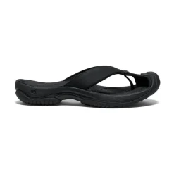 Men KEEN Slip-Ons<Men'S Waimea Leather Flip-Flop | Black/Black