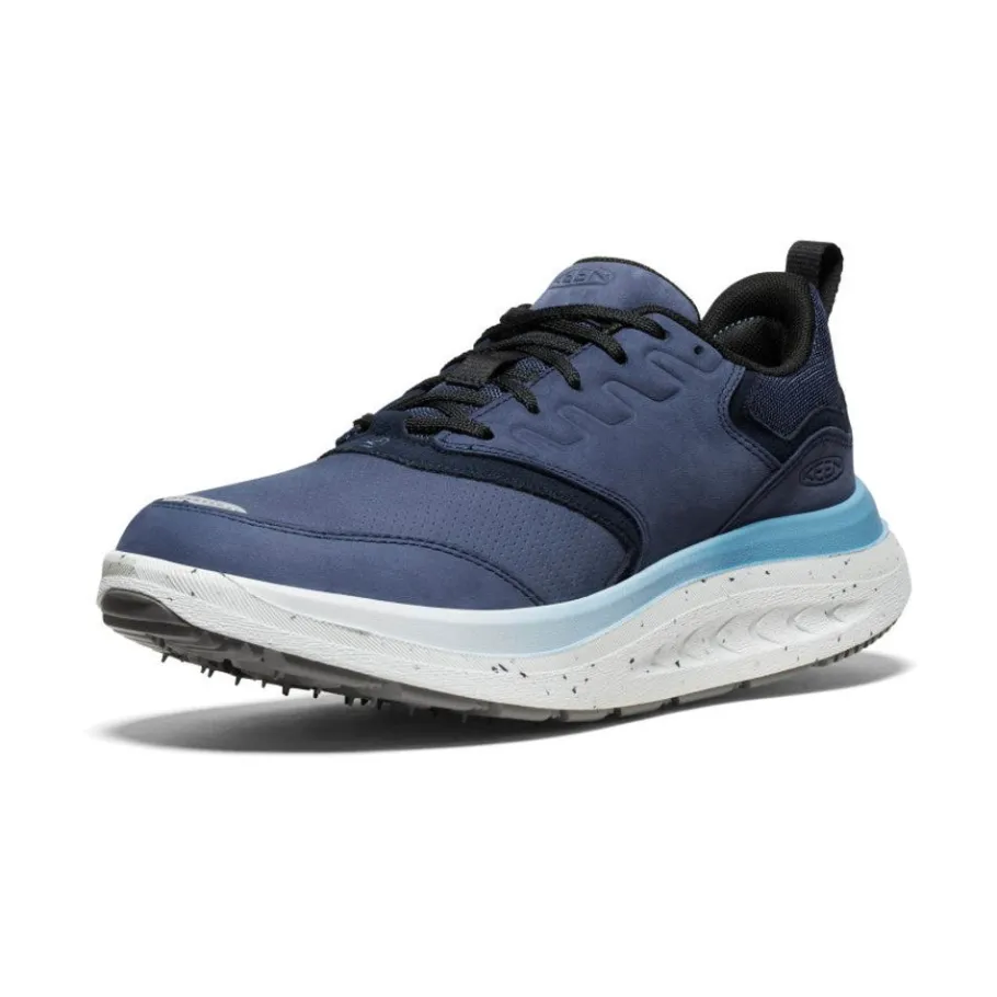 Men KEEN Shoes<Men'S Wk400 Leather Walking Shoe | Naval Academy/Blue Heaven
