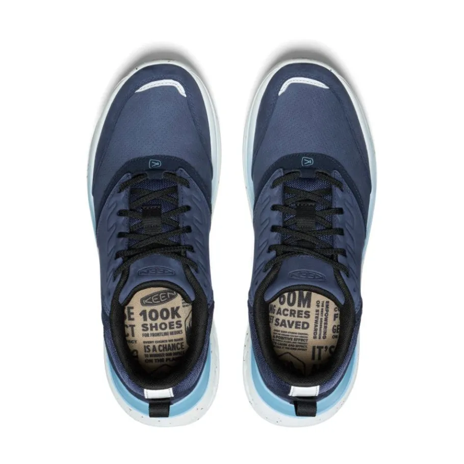 Men KEEN Shoes<Men'S Wk400 Leather Walking Shoe | Naval Academy/Blue Heaven