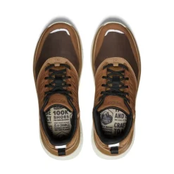 Men KEEN Shoes<Men'S Wk400 Leather Walking Shoe | Bison/Toasted Coconut