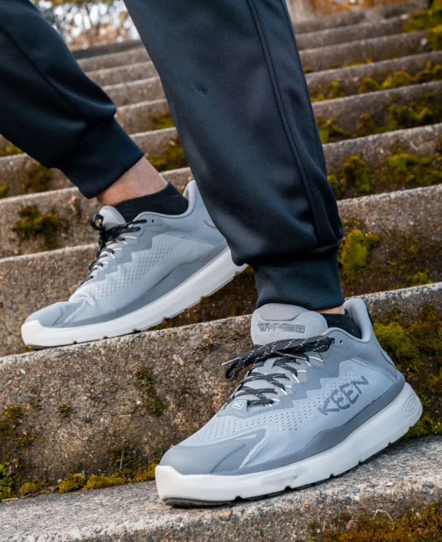 Men KEEN Shoes<Men'S Wk450 Walking Shoe | Alloy/Steel Grey