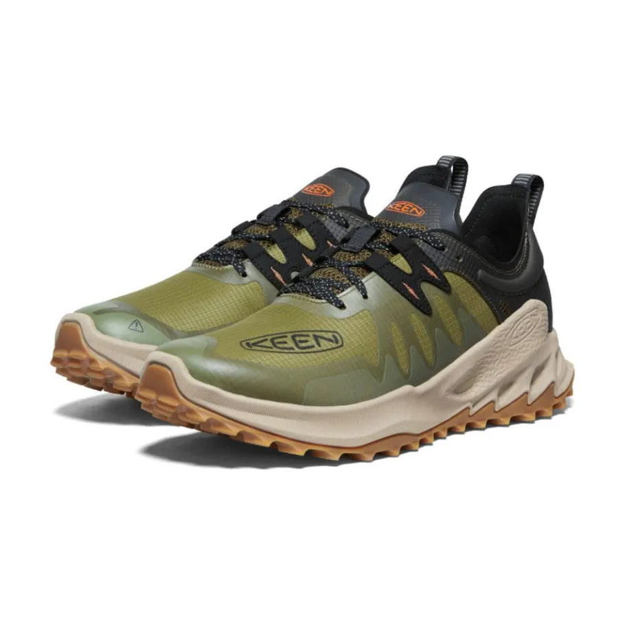 Men KEEN Shoes<Men'S Zionic Speed Hiking Shoe | Dark Olive/Scarlet Ibis