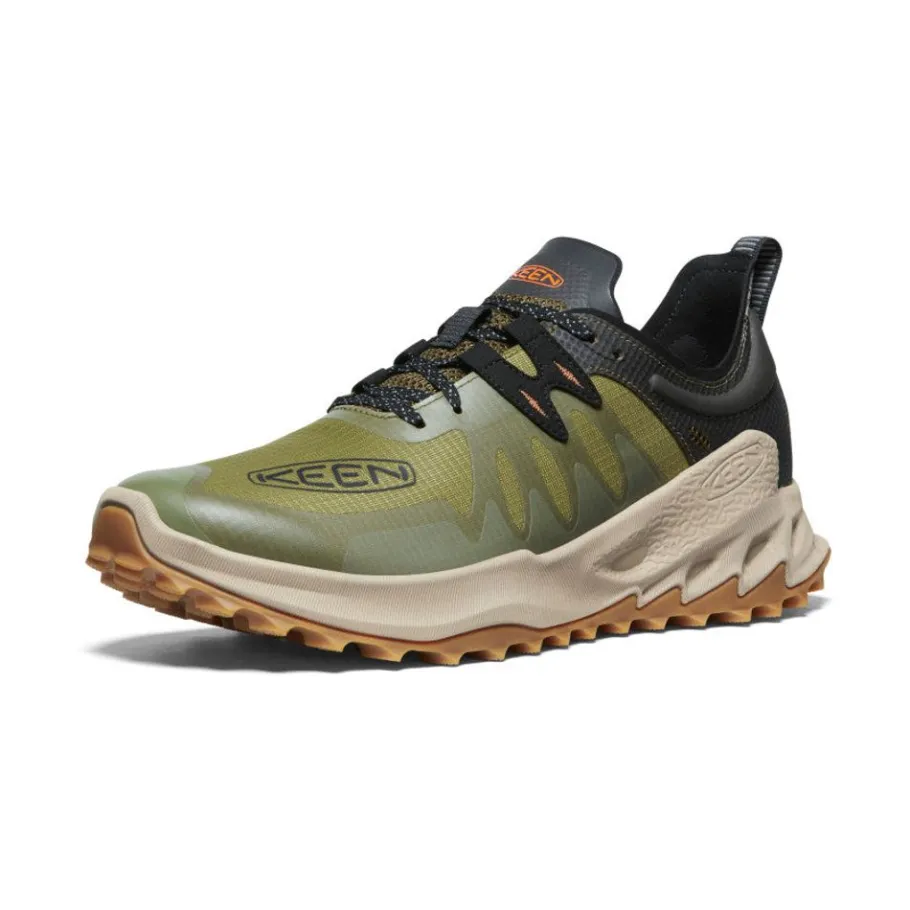 Men KEEN Shoes<Men'S Zionic Speed Hiking Shoe | Dark Olive/Scarlet Ibis