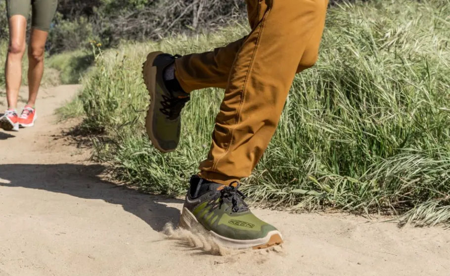 Men KEEN Shoes<Men'S Zionic Speed Hiking Shoe | Dark Olive/Scarlet Ibis