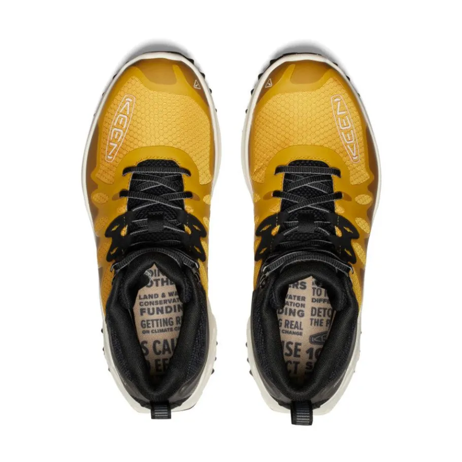 Men KEEN Boots<Men'S Zionic Waterproof Hiking Boot | Golden Yellow/Birch