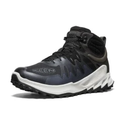 Men KEEN Boots<Men'S Zionic Waterproof Hiking Boot | Black/Steel Grey