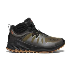Men KEEN Boots<Men'S Zionic Waterproof Hiking Boot | Dark Olive/Scarlet Ibis