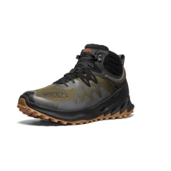 Men KEEN Boots<Men'S Zionic Waterproof Hiking Boot | Dark Olive/Scarlet Ibis
