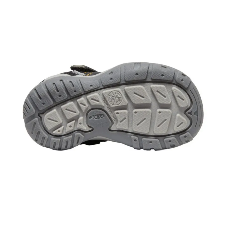 Kids KEEN Shoes<Toddlers' Knotch Peak Sneaker | Black/ Yellow